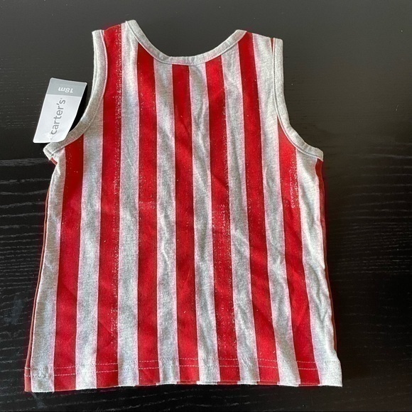 Carter’s Boys America Flag Short Sleeve Tank Tee - Picture 5 of 6